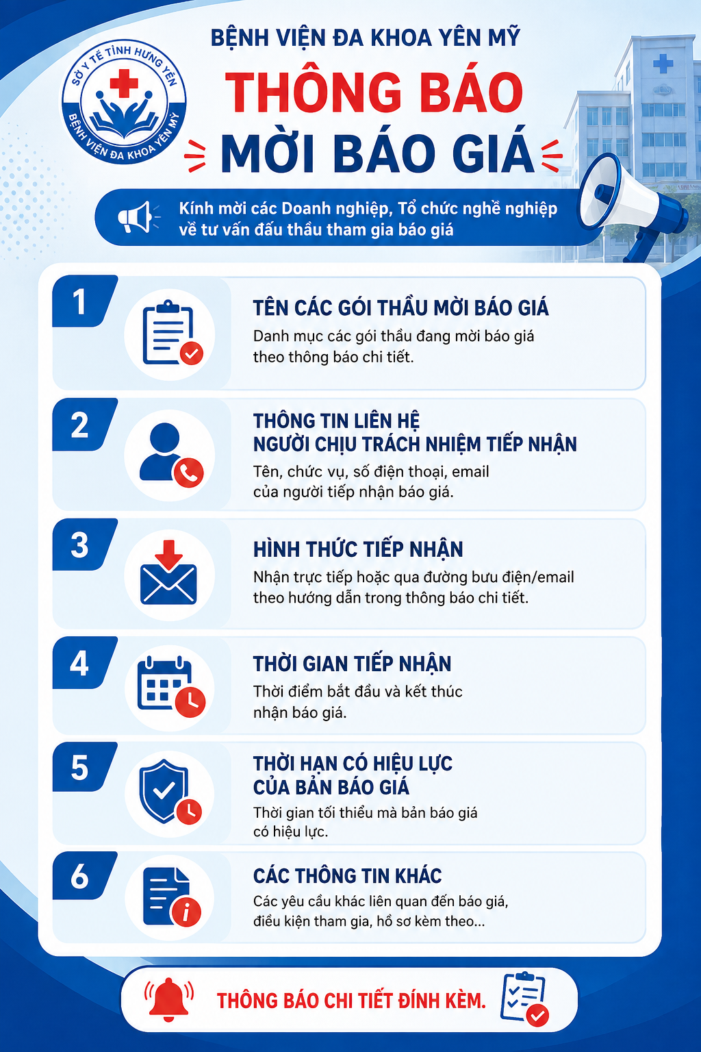 YÊU CẦU BÁO GIÁ